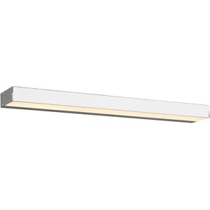 BES LED LED Wandlamp - Trion Rolan - Up en Down - 8W - Warm Wit 3000K - Rechthoek - Mat Chroom - Aluminium BES LED LED Wandlamp - Trion Rolan - Up en Down - 8W - Warm Wit 3000K - Rechthoek - Mat Chroom - Aluminium