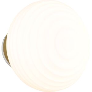 BES LED LED Wandlamp - Trion Xylo - 1 Lichtpunt van 1.5 Watt - Warm Wit 3000K - Aanraakschakelaar - Op Batterijen - IP20 - Wit/Mat Messing - Metaal BES LED LED Wandlamp - Trion Xylo - 1 Lichtpunt van 1.5 Watt - Warm Wit 3000K - Aanraakschakelaar - Op Batterijen - IP20 - Wit/Mat Messing - Metaal