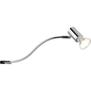 BES LED LED Wandlamp - Wandverlichting - Spatwaterdicht IP44 - Trion Giano - GU10 Fitting - Rond - Glans Chroom - Aluminium BES LED LED Wandlamp - Wandverlichting - Spatwaterdicht IP44 - Trion Giano - GU10 Fitting - Rond - Glans Chroom - Aluminium
