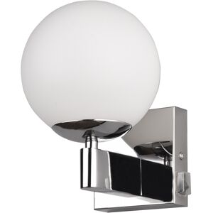 BES LED LED Wandlamp - Wandverlichting - Trion Aluk - E14 Fitting - Rond - Chroom - Metaal BES LED LED Wandlamp - Wandverlichting - Trion Aluk - E14 Fitting - Rond - Chroom - Metaal