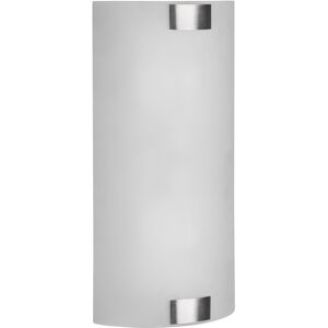 BES LED LED Wandlamp - Wandverlichting - Trion Arup - E27 Fitting - 2-lichts - Rechthoek - Mat Nikkel - Metaal BES LED LED Wandlamp - Wandverlichting - Trion Arup - E27 Fitting - 2-lichts - Rechthoek - Mat Nikkel - Metaal
