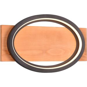 BES LED LED Wandlamp - Wandverlichting - Trion Bara - 16W - Warm Wit 3000K - Dimbaar - Rechthoek/Ovaal - Mat Zwart - Metaal BES LED LED Wandlamp - Wandverlichting - Trion Bara - 16W - Warm Wit 3000K - Dimbaar - Rechthoek/Ovaal - Mat Zwart - Metaal