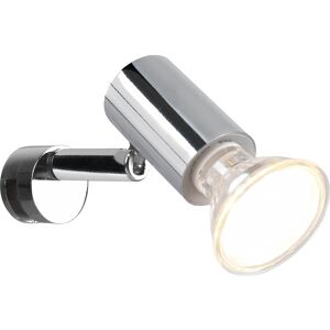 BES LED LED Wandlamp - Wandverlichting - Trion Loreno - GU10 Fitting - Spatwaterdicht IP44 - Rond - Glans Chroom - Aluminium BES LED LED Wandlamp - Wandverlichting - Trion Loreno - GU10 Fitting - Spatwaterdicht IP44 - Rond - Glans Chroom - Aluminium