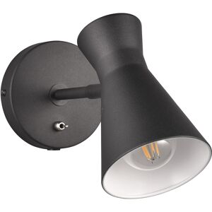 BES LED LED Wandlamp - Wandverlichting - Trion Zen - E27 Fitting - 1-lichts - Rond - Mat Zwart - Metaal BES LED LED Wandlamp - Wandverlichting - Trion Zen - E27 Fitting - 1-lichts - Rond - Mat Zwart - Metaal