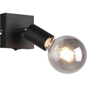 BES LED LED Wandspot - Trion Zuncka - E27 Fitting - Vierkant - Mat Zwart - Aluminium BES LED LED Wandspot - Trion Zuncka - E27 Fitting - Vierkant - Mat Zwart - Aluminium