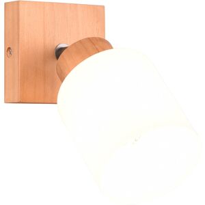 BES LED LED Wandspot - Wandverlichting - Trion Asmara - E14 Fitting - Vierkant - Mat Bruin - Hout BES LED LED Wandspot - Wandverlichting - Trion Asmara - E14 Fitting - Vierkant - Mat Bruin - Hout