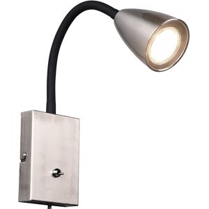 BES LED LED Wandspot - Wandverlichting - Trion Wolly - GU10 Fitting - 1-lichts - Rechthoek - Mat Nikkel - Aluminium BES LED LED Wandspot - Wandverlichting - Trion Wolly - GU10 Fitting - 1-lichts - Rechthoek - Mat Nikkel - Aluminium