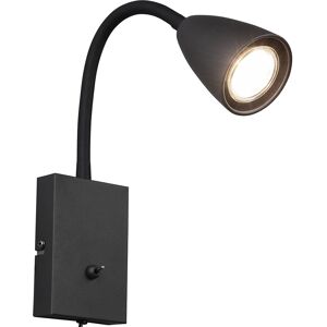 BES LED LED Wandspot - Wandverlichting - Trion Wolly - GU10 Fitting - 1-lichts - Rechthoek - Mat Zwart - Aluminium BES LED LED Wandspot - Wandverlichting - Trion Wolly - GU10 Fitting - 1-lichts - Rechthoek - Mat Zwart - Aluminium