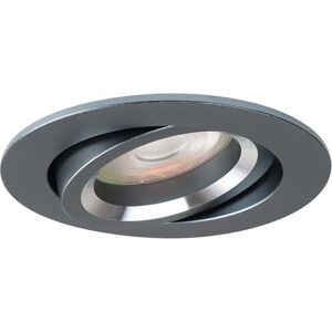 BES LED Spot Armatuur GU10 - Pragmi Alpin Pro - GU10 Inbouwspot - Rond - Gunmetal - Aluminium - Kantelbaar - Ø82mm BES LED Spot Armatuur GU10 - Pragmi Alpin Pro - GU10 Inbouwspot - Rond - Gunmetal - Aluminium - Kantelbaar - Ø82mm