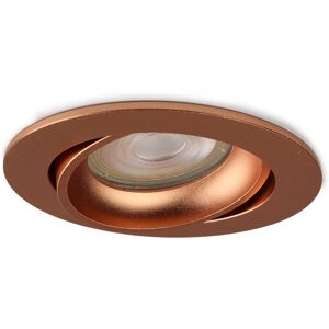 BES LED Spot Armatuur GU10 - Pragmi Apex Pro - GU10 Inbouwspot - Rond - Koper - Aluminium - Kantelbaar - Ø82mm BES LED Spot Armatuur GU10 - Pragmi Apex Pro - GU10 Inbouwspot - Rond - Koper - Aluminium - Kantelbaar - Ø82mm