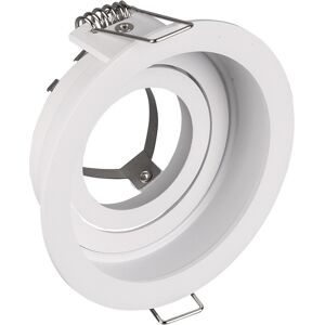 BES LED Spot Armatuur GU10 - Trion Kenan - GU10 Inbouwspot - Rond - 1-lichts - Wit - Aluminium - Verdiept - Kantelbaar - Ø90 BES LED Spot Armatuur GU10 - Trion Kenan - GU10 Inbouwspot - Rond - 1-lichts - Wit - Aluminium - Verdiept - Kantelbaar - Ø90