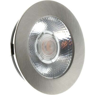 EcoDim - LED Spot Keukenverlichting - ED-10045 - 3W - Warm Wit 2700K - Dimbaar - Waterdicht IP54 - Onderbouwspot - Meubelspot - Inbouwspot - Rond - Mat Nikkel EcoDim - LED Spot Keukenverlichting - ED-10045 - 3W - Warm Wit 2700K - Dimbaar - Waterdicht IP54 - Onderbouwspot - Meubelspot - Inbouwspot - Rond - Mat Nikkel