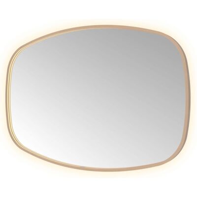 Hotbath &More Mirrors Contour LED Badkamerspiegel - Figuur - 80 x 120 cm - Geborsteld Koper Pvd Hotbath &More Mirrors Contour LED Badkamerspiegel - Figuur - 80 x 120 cm - Geborsteld Koper Pvd