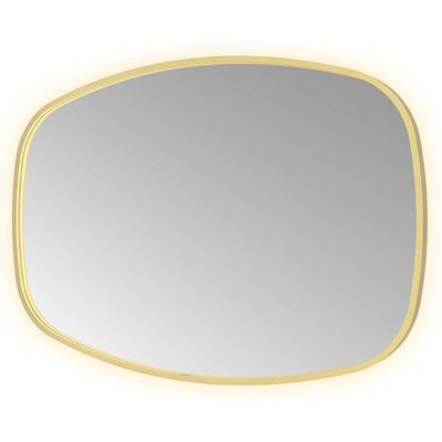 Hotbath &More Mirrors Contour LED Badkamerspiegel - Figuur - 80 x 120 cm - Geborsteld Messing Pvd Hotbath &More Mirrors Contour LED Badkamerspiegel - Figuur - 80 x 120 cm - Geborsteld Messing Pvd