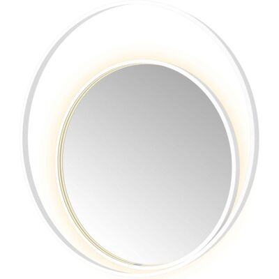 Hotbath &More Mirrors Round2 LED Badkamerspiegel - Rond - 100 cm - Mat Wit Hotbath &More Mirrors Round2 LED Badkamerspiegel - Rond - 100 cm - Mat Wit