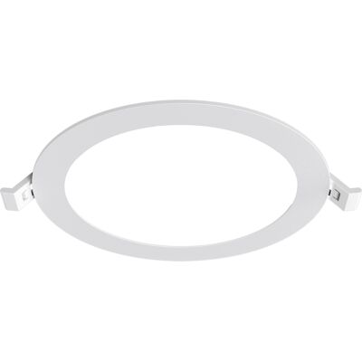 BES LED LED Downlight Inbouwspot Dimbaar - Brinton Thin - 12W 1120lm 120° Bundelhoek - Helder/Koud Wit 6500K - IP40 - Rond - Wit - Ø170mm Buitenmaat - Ø150mm Zaagmaat BES LED LED Downlight Inbouwspot Dimbaar - Brinton Thin - 12W 1120lm 120° Bundelhoek - Helder/Koud Wit 6500K - IP40 - Rond - Wit - Ø170mm Buitenmaat - Ø150mm Zaagmaat