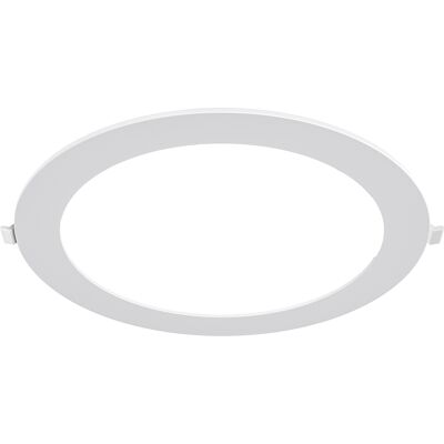 BES LED LED Downlight Inbouwspot Dimbaar - Brinton Thin - 18W 1800lm 120° Bundelhoek - Helder/Koud Wit 6500K - IP40 - Rond - Wit - Ø229mm Buitenmaat - Ø205mm Zaagmaat BES LED LED Downlight Inbouwspot Dimbaar - Brinton Thin - 18W 1800lm 120° Bundelhoek - Helder/Koud Wit 6500K - IP40 - Rond - Wit - Ø229mm Buitenmaat - Ø205mm Zaagmaat