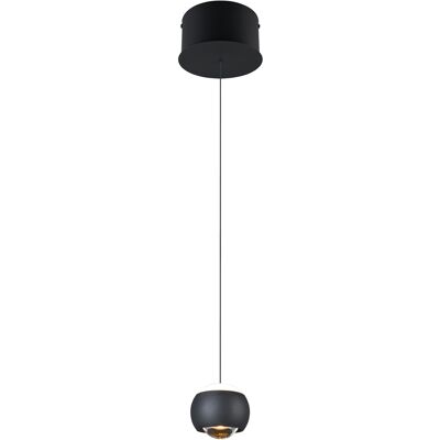 LED Hanglamp - Musterring Cannon - 1 Lichtpunt van 5 Watt - Dimbaar - Aanpasbare Lichtkleur - Hoogte Aanpasbaar - Geheugenfunctie - Nachtlamp - Mat Zwart - Metaal LED Hanglamp - Musterring Cannon - 1 Lichtpunt van 5 Watt - Dimbaar - Aanpasbare Lichtkleur - Hoogte Aanpasbaar - Geheugenfunctie - Nachtlamp - Mat Zwart - Metaal