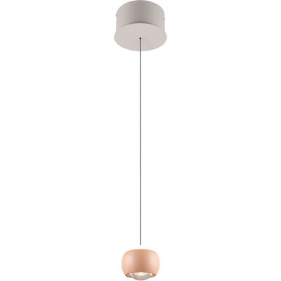 LED Hanglamp - Musterring Cannon - 1 Lichtpunt van 5 Watt - Dimbaar - Aanpasbare Lichtkleur - Hoogte Aanpasbaar - Geheugenfunctie - Nachtlamp - Oranje - Metaal LED Hanglamp - Musterring Cannon - 1 Lichtpunt van 5 Watt - Dimbaar - Aanpasbare Lichtkleur - Hoogte Aanpasbaar - Geheugenfunctie - Nachtlamp - Oranje - Metaal