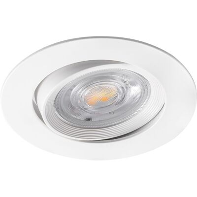 BES LED LED Inbouwspot - Brinton - 7W 630lm 38D - Dimbaar - Aanpasbare Lichtkleur 3000K-4000K-6500K - Rond - Wit BES LED LED Inbouwspot - Brinton - 7W 630lm 38D - Dimbaar - Aanpasbare Lichtkleur 3000K-4000K-6500K - Rond - Wit