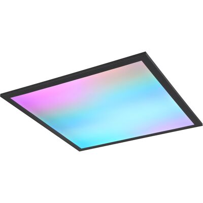 BES LED LED Plafondlamp - Plafondverlichting - Trion Atex - 18W - RGBW - Dimbaar - Aanpasbare Kleur - Afstandsbediening - Nachtlamp - Mat Zwart - Metaal BES LED LED Plafondlamp - Plafondverlichting - Trion Atex - 18W - RGBW - Dimbaar - Aanpasbare Kleur - Afstandsbediening - Nachtlamp - Mat Zwart - Metaal
