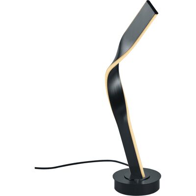 LED Tafellamp - Cinque Cicenza - 1 Lichtpunt van 12 Watt - Dimbaar - Aanpasbare Lichtkleur - Schakelaar - Mat Zwart - Metaal LED Tafellamp - Cinque Cicenza - 1 Lichtpunt van 12 Watt - Dimbaar - Aanpasbare Lichtkleur - Schakelaar - Mat Zwart - Metaal