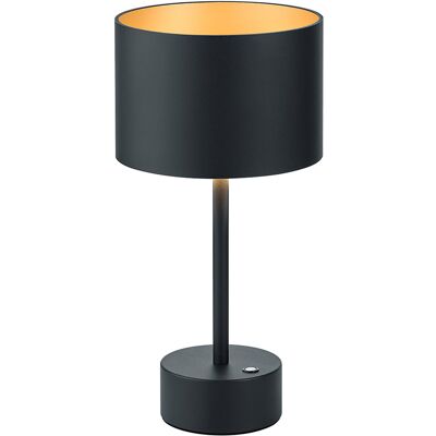LED Tafellamp - Musterring Loop - 1 Lichtpunt van 5 Watt - Dimbaar - Aanpasbare Lichtkleur - Geheugenfunctie - Nachtlamp - Afstandsbediening - Mat Zwart - Metaal LED Tafellamp - Musterring Loop - 1 Lichtpunt van 5 Watt - Dimbaar - Aanpasbare Lichtkleur - Geheugenfunctie - Nachtlamp - Afstandsbediening - Mat Zwart - Metaal