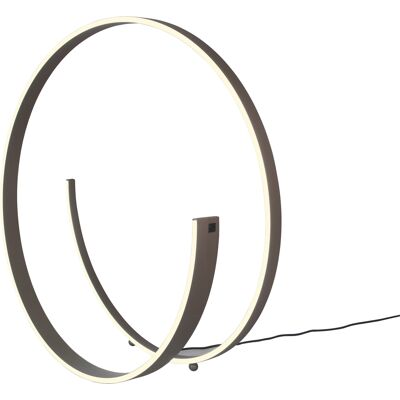 LED Vloerlamp - Cinque Cinardi - 1 Lichtpunt van 42 Watt - Dimbaar - Aanpasbare Lichtkleur - Voetschakelaar - Donkerbruin - Metaal LED Vloerlamp - Cinque Cinardi - 1 Lichtpunt van 42 Watt - Dimbaar - Aanpasbare Lichtkleur - Voetschakelaar - Donkerbruin - Metaal