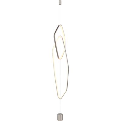LED Vloerlamp - Cinque Civasto - 1 Lichtpunt van 29 Watt - Dimbaar - Aanpasbare Lichtkleur - Voetschakelaar - Mat Nikkel - Aluminium LED Vloerlamp - Cinque Civasto - 1 Lichtpunt van 29 Watt - Dimbaar - Aanpasbare Lichtkleur - Voetschakelaar - Mat Nikkel - Aluminium