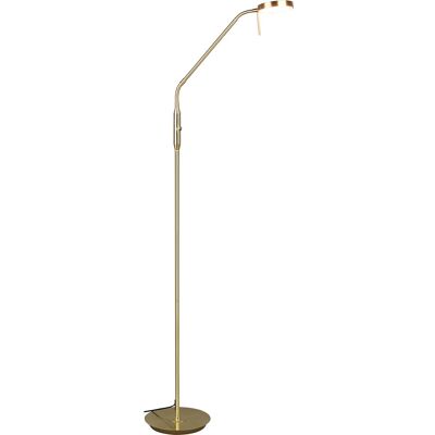 BES LED LED Vloerlamp - Trion Monzino - 12W - Aanpasbare Kleur - Dimbaar - Rond - Mat Goud - Aluminium BES LED LED Vloerlamp - Trion Monzino - 12W - Aanpasbare Kleur - Dimbaar - Rond - Mat Goud - Aluminium