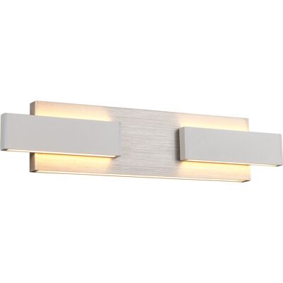 LED Wandlamp - Musterring Rivera - 1 Lichtpunt van 25 Watt - Dimbaar - Aanpasbare Lichtkleur - Geheugenfunctie - Nachtlamp - Up-and-down Verlichting - Afstandsbediening - Mat Nikkel - Metaal LED Wandlamp - Musterring Rivera - 1 Lichtpunt van 25 Watt - Dimbaar - Aanpasbare Lichtkleur - Geheugenfunctie - Nachtlamp - Up-and-down Verlichting - Afstandsbediening - Mat Nikkel - Metaal