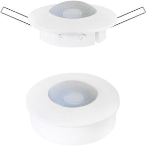 BES LED Bewegingssensor PIR - Kozolux - 6m - Max 300W - 360D - Inbouw en Opbouw - Rond - Wit BES LED Bewegingssensor PIR - Kozolux - 6m - Max 300W - 360D - Inbouw en Opbouw - Rond - Wit