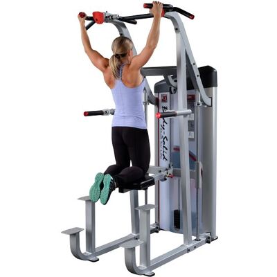 PROCLUBLINE Series II Pile de poids 105 kg - Pull-up en Dip Machine PROCLUBLINE Series II Pile de poids 105 kg - Pull-up en Dip Machine