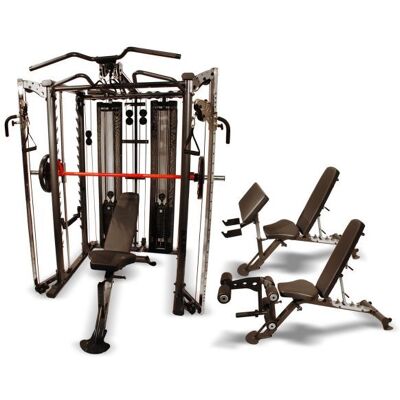 Inspire Fitness SCS Smith Cage Systeem Black + Bench - Gratis Levering Inspire Fitness SCS Smith Cage Systeem Black + Bench - Gratis Levering