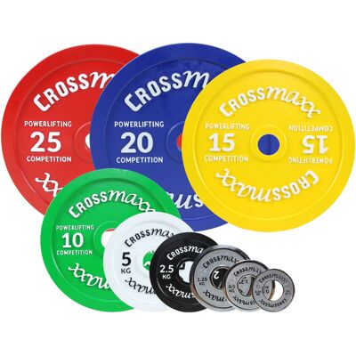 Crossmaxx - Gekalibreerde plaat - 0,25 kg - Zilver - Gewichtsplaat Crossmaxx - Gekalibreerde plaat - 0,25 kg - Zilver - Gewichtsplaat