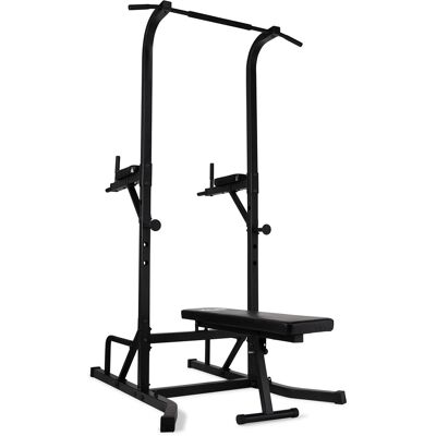 VirtuFit Power Tower Deluxe met Fitnessbank VirtuFit Power Tower Deluxe met Fitnessbank