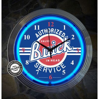 Buick Authorized Service Neonklok 38 cm Buick Authorized Service Neonklok 38 cm