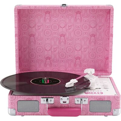 Crosley Cruiser Plus Platenspeler Met Bluetooth In/Uit - Wicked For Good Glinda (Ariana Grande) Editie Crosley Cruiser Plus Platenspeler Met Bluetooth In/Uit - Wicked For Good Glinda (Ariana Grande) Editie