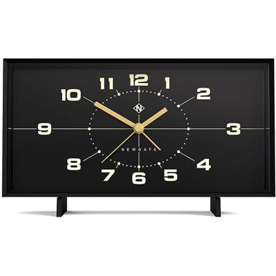 Fiftiesstore Newgate Wideboy Alarm Klok - Zwart Fiftiesstore Newgate Wideboy Alarm Klok - Zwart