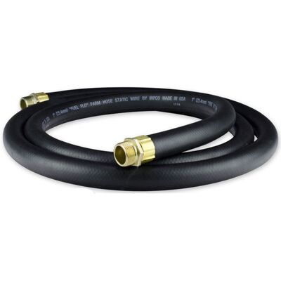 Fiftiesstore Benzinepomp Rubberen Slang Met 3/4 Messing Eindstukken 8 Foot 244 Cm Fiftiesstore Benzinepomp Rubberen Slang Met 3/4 Messing Eindstukken 8 Foot 244 Cm
