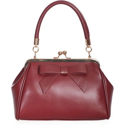 Fiftiesstore Banned Daydream Handtas Bordeaux Fiftiesstore Banned Daydream Handtas Bordeaux
