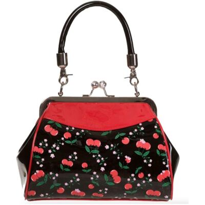 Banned New Romantics Handtas Kersen Zwart Banned New Romantics Handtas Kersen Zwart