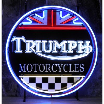 Triumph Motorcycles Neon Verlichting 65 cm - Rood, Blauw, Wit Triumph Motorcycles Neon Verlichting 65 cm - Rood, Blauw, Wit