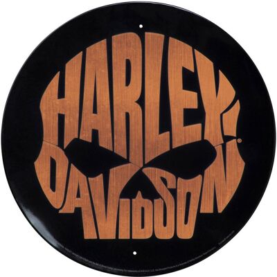Harley-Davidson Copper Skull Metalen Bord Harley-Davidson Copper Skull Metalen Bord