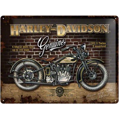 Harley-Davidson Brick Wall Metalen Bord 30 x 40 cm Harley-Davidson Brick Wall Metalen Bord 30 x 40 cm