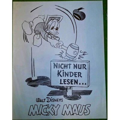 The Dutch Pickers Origineel Donald Duck 1962 Poster 40x60 cm The Dutch Pickers Origineel Donald Duck 1962 Poster 40x60 cm
