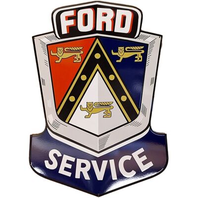 Ford Service Emaille Bord - 80 x 55cm Ford Service Emaille Bord - 80 x 55cm