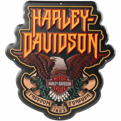 Harley-Davidson Hard Rock Eagle Metalen Bord - 37 x 39cm Harley-Davidson Hard Rock Eagle Metalen Bord - 37 x 39cm
