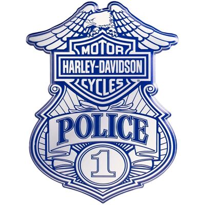 Harley-Davidson - Police Metaal Bord (30 x 40cm) Harley-Davidson - Police Metaal Bord (30 x 40cm)