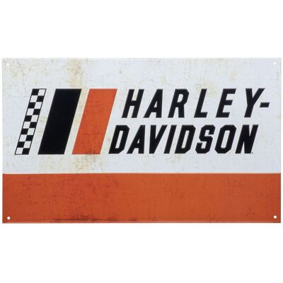 Harley-Davidson Racing Stripes Tin Bord - 50 x 30cm Harley-Davidson Racing Stripes Tin Bord - 50 x 30cm
